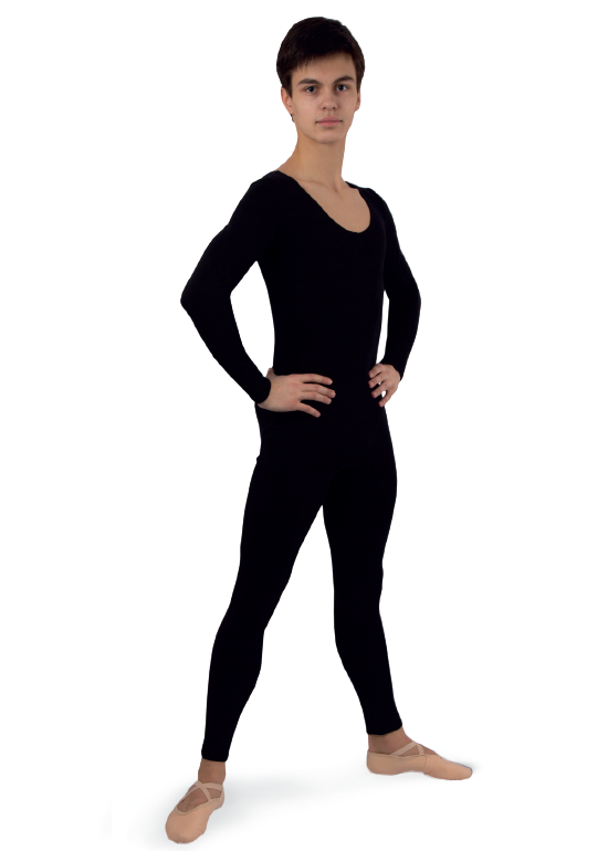 DA-11C Long sleeve unitard, male, cotton (DA-11C/00)  Grishko® Buy online  the best ballet products. Order now!