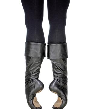 03223L Male ballet boots with pleats