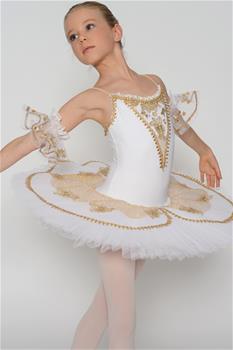 DSD0305  Dětský baletní kostým se zdobením
