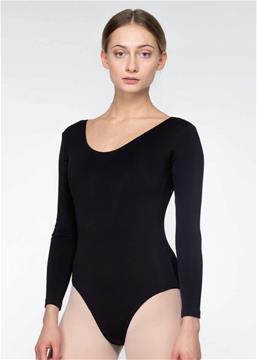 DA03C Leotard long sleeve, cotton