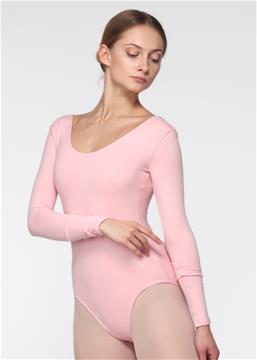DA03CP Leotard long sleeve, cotton, with lining