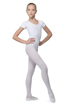 DAD04M Short sleeve leotard kids,microfib. UNIFORM